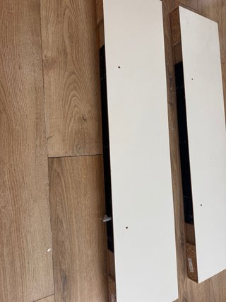 2 Estantes de Pared IKEA LACK Blancos
