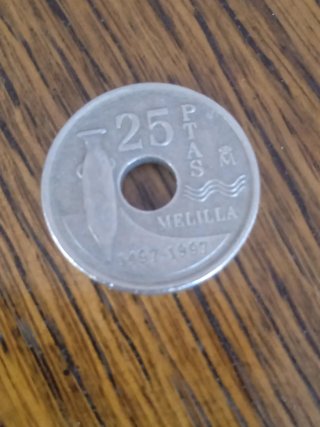 2 Monedas 25 Pesetas España Juan Carlos I