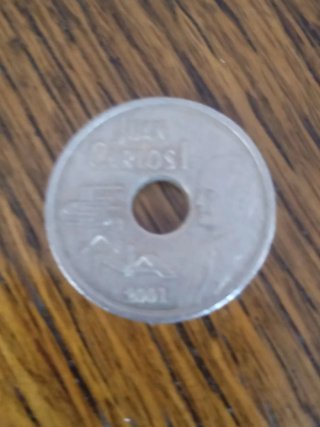 2 Monedas 25 Pesetas España Juan Carlos I