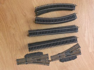Lote Vías Tren Miniatura