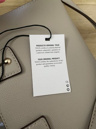 Bolso Tous Mano/Hombro Beige/Gris