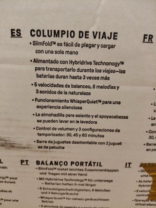 Ingenuity Columpio de Viaje SlimFold