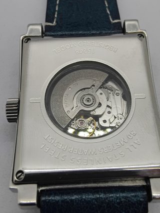 Reloj Lotus Tank Automático Azul
