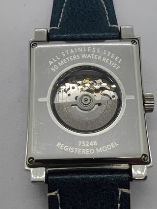 Reloj Lotus Tank Automático Azul