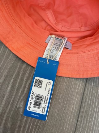 Gorro Bucket Adidas Originals Naranja Coral Nuevo