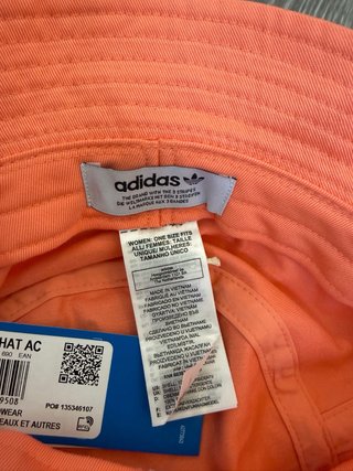 Gorro Bucket Adidas Originals Naranja Coral Nuevo