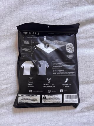 5 Ejis camisetas anti-sudor XL blancas nuevas