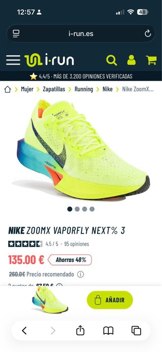 Nike Zoomx Vaporfly Next3% - Zapatillas Running