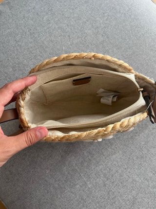Bolso Parfois Rafia Conchas