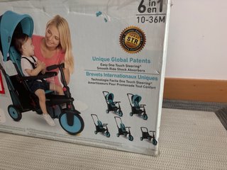 Silla/Triciclo Smartrike azul y negro