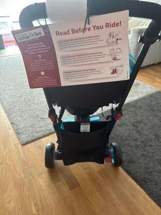 Silla/Triciclo Smartrike azul y negro