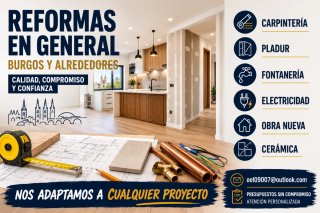 Reformas en general burgos y alrededores