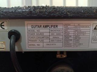 Amplificador Peavey Backstage II