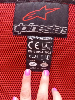 Chaqueta Cuero Alpinestars Deportiva Hombre