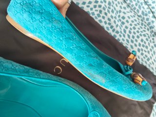 Bailarinas Gucci ante Bambú Talla 37 (Muestrario)