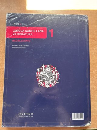 Lengua castellana y literatura Bachillerato