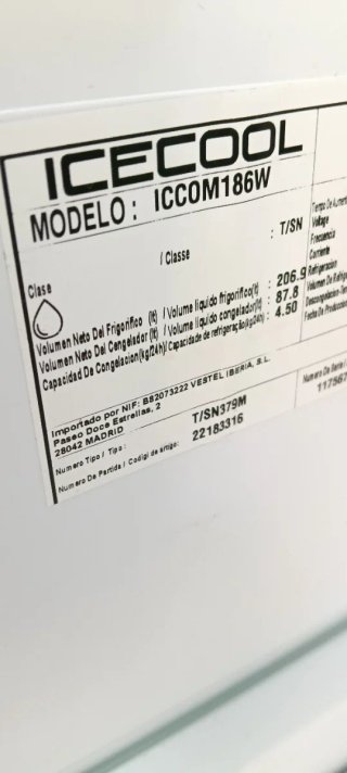 NEVERA COMBI ICECOOL NO FROST ENERGÍA A+