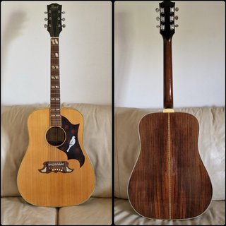 Chitarra acustica Pearl PF-740 Vintage Anni '70 + Custodia