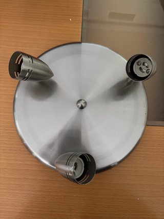 Plafón 3 focos halógenos