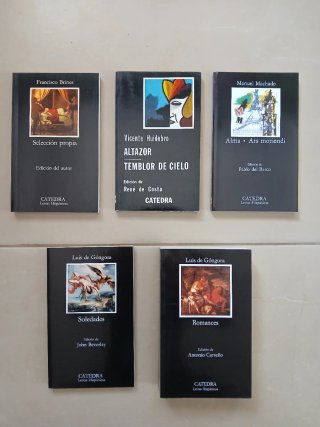 Poesía de editorial Cátedra