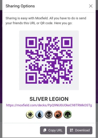Deck Commander Sliver Legion mtg