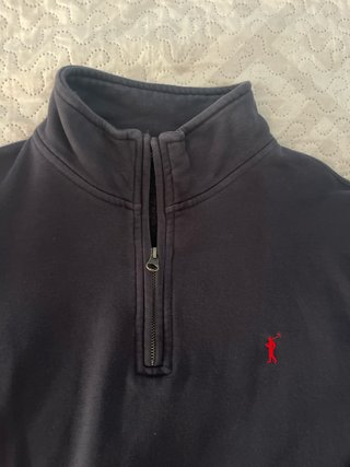 Sudadera Polo Club Media Cremallera T.S azul marin