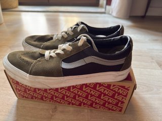 Zapatillas Vans Old Skool Verde/Negro Talla 44