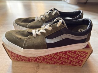 Zapatillas Vans Old Skool Verde/Negro Talla 44