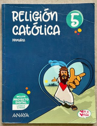 Religión Católica 5 primaria. Anaya