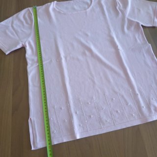 T-shirt rosa donna taglia L