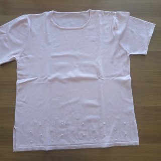 T-shirt rosa donna taglia L