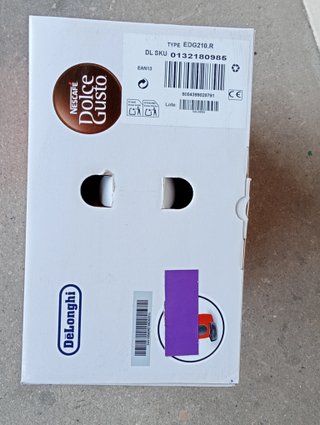 Cafetera Dolce Gusto Delonghi Piccolo XS Roja