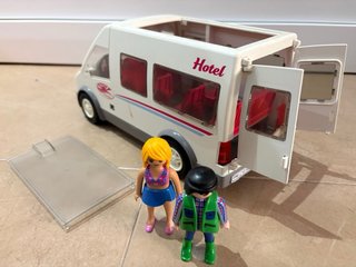 Lote Playmobil furgoneta transporte