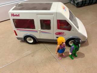 Lote Playmobil furgoneta transporte