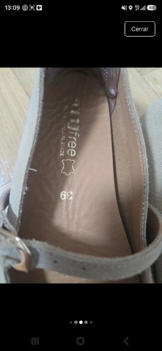Manoletinas barefoot Talla 39