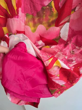 Vestido vintage JULIAN TAYLOR flores
