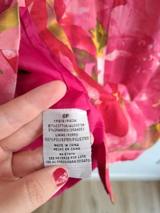 Vestido vintage JULIAN TAYLOR flores