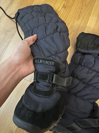 Botas de nieve negras