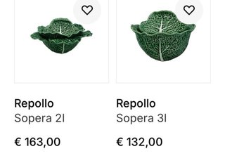 Sopera Bordallo Pinheiro Repollo 5 Pzs