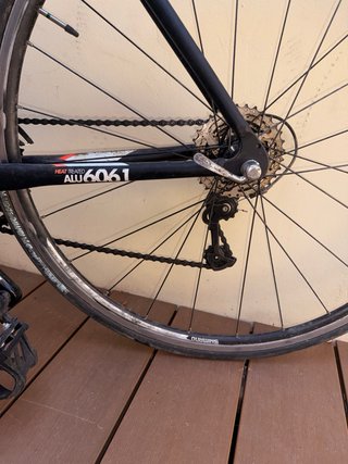 Bicicleta de carretera B-Twin Negra