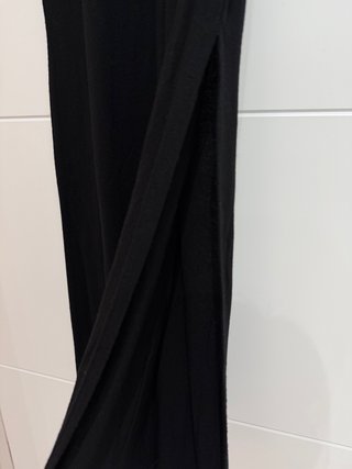Vestido largo Bershka negro tirantes