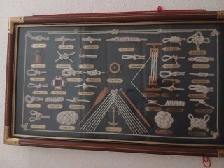 Cuadro decorativo nudos marineros