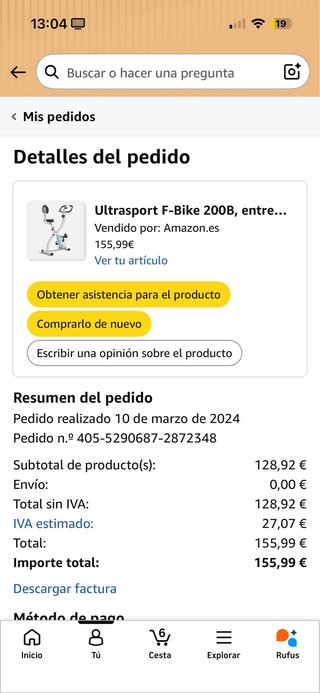 Bici Estática Plegable Indoor