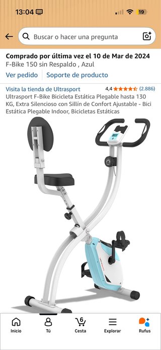 Bici Estática Plegable Indoor