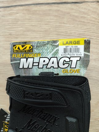 Guantes Negros de Protección - Talla L (Nuevos)