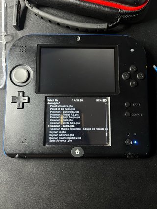 Nintendo 2ds + todos los juegos 3ds + 500 ds + gba