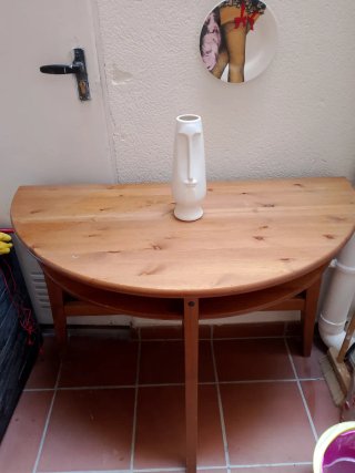 Mesa comedor madera maciza para 4 comensales (10k)