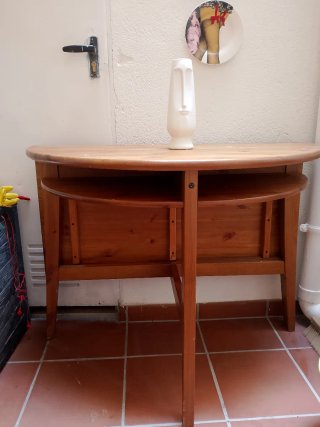 Mesa comedor madera maciza para 4 comensales (10k)