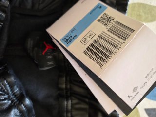 Pantaloncini Jordan Pelle Neri Taglia M