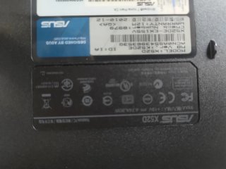 Asus X62J Notebook